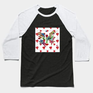 Hearts and Mind Garden Baseball T-Shirt